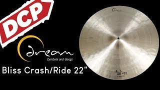 Dream Bliss CrashRide Cymbal 22quot 2372 grams BCRRI22 [upl. by Novyad]