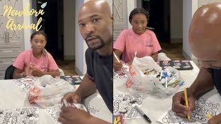 Pastor Keion Henderson Has A Coloring Contest With Daughter Katelyn 🖍 [upl. by Orpheus939]