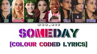 Someday By ZOMBIES 3 Colour Coded Lyrics [upl. by Barbarese]