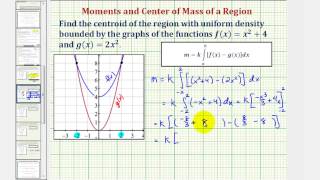 New Version Available Find the Centroid of a Bounded Region Involving Two Quadratic Functions [upl. by Lough717]