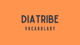 What is the meaning of Diatribe [upl. by Henrietta]