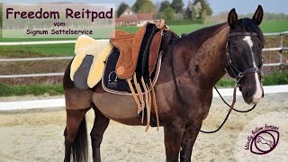 Reitpads im Vergleich Teil 1 Omega Inovation Pad Freedom vom Signum Sattelservice [upl. by Shalne]