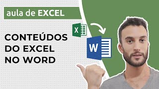 Como Copiar Planilha do Excel Para Word [upl. by Repsag]