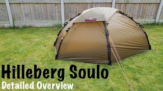 HILLEBERG SOULO TENT  A DETAILED amp HONEST REVIEW [upl. by Lyred455]