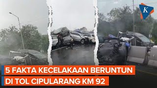 5 Fakta Sementara Kecelakaan Beruntun di Tol Cipularang Km 92 [upl. by Acirema]