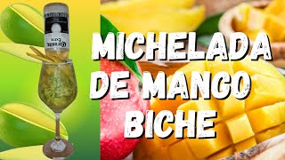 Michelada de mango BicheDeliciosa Fácil y rápidoClaudia Castro [upl. by Adiesirb578]