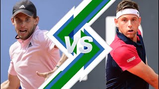 Dominic Thiem vs Filip Krajinovic  ZADAR 2024 [upl. by Melvena]