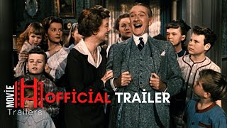 Cheaper By The Dozen 1950 Trailer  Clifton Webb Myrna Loy Jeanne Crain Movie [upl. by Pelag48]