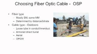 FOA Lecture 11 Fiber Optic Network Design Part 3 [upl. by Eillom]