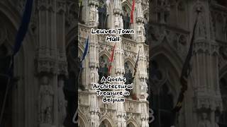 Leuven Town Hall A Gothic Architectural Treasure in Belgium [upl. by Yruy]