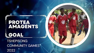 Protea Amagents goal vs John Wick FC  Tshepisong Community Games 2022 [upl. by Rogers]