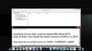 How to Delete Software registry keys from System registry on windows [upl. by Emalee]