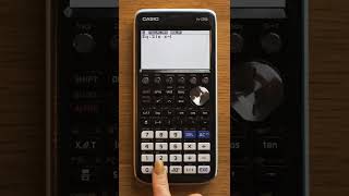 Casio fxCG50 tutorials Equation Solver shorts [upl. by Westney19]