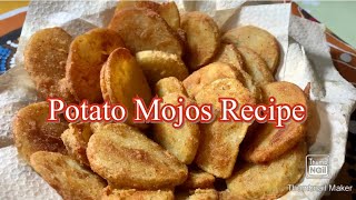 Homemade Potato Mojos Recipe Simple evening snack😋 [upl. by Ellednahc]