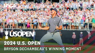 2024 US Open Highlights Bryson DeChambeau Winning Moment [upl. by Trager]