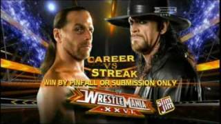 Undertaker vs Shawn Michaels Wrestlemania 26 Official Promo [upl. by Richia]