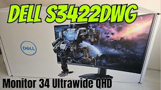 É GIGANTE DELL S3422DWG  Monitor 34 Pol ULTRAWIDE QHD CURVO  Unboxing e primeiras IMPRESSÕES [upl. by Hekking]