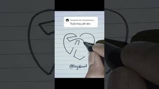 R❤ for your initials name shorts short drawing art artwork satisfying feedshorts feed draw [upl. by Doyle853]