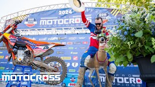 Pro Motocross 450 Class Highlights  RedBud National 2024 [upl. by Inavoig]