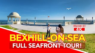 BEXHILL ON SEA  Full tour of the seafront at Bexhill On Sea East Sussex England [upl. by Siramed]