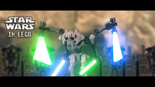 LEGO GENERAL GRIEVOUS vs OBIWAN KENOBI  STAR WARS Revenge of the Sith [upl. by Vastha]