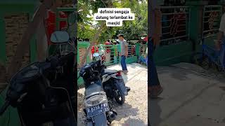 definisi sengaja datang terlambat ke masjidshortsvideo sholat anak [upl. by Nadeen]