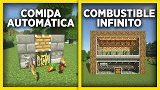 š‘‰ 4 Granjas FĆCILES para EMPEZAR TU MUNDO en MINECRAFT 118 [upl. by Jacintha274]