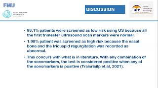 Comparing Aneuploidy Screening Test and Combined Test in a Low Resource Setting  Tatenda Mashizha [upl. by Aland]