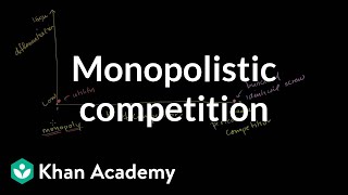 Oligopolies and monopolistic competition  Forms of competition  Microeconomics  Khan Academy [upl. by Ttsepmet]