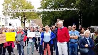 Demonstration an der MukoviszidoseAmbulanz der LMU München am 15 September 2018 [upl. by Annaegroeg]