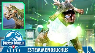 NEW ESTEMMENOSUCHUS UNIQUE UNLOCKED JURASSIC WORLD ALIVE [upl. by Eisned]