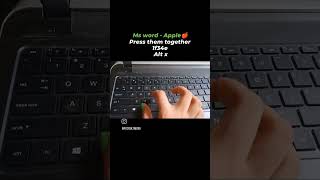 Ms word Apple msword windows edu msoffice tech trending keyboardshortcuts explorepage [upl. by Amsa]