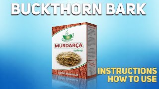 Buckthorn bark how to use Used to treat chronic constipation [upl. by Anitnoc]