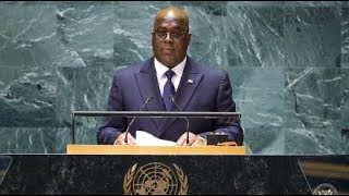 DIRECT  Discours de Félix Tshisekedi à lONU devant la 79e Assemblée générale des Nations unies [upl. by Naggem524]