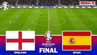 🔴 LIVESTREAM England vs Spain Euro Final 2024 [upl. by Airitac]