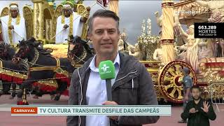 TV Cultura transmite ao vivo o desfile das campeãs de SP nesta sextafeira 29 [upl. by Tterb844]