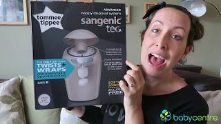 Tried and tested Tommee Tippee Sangenic Tec Nappy Disposal System Sponsored [upl. by Epps]