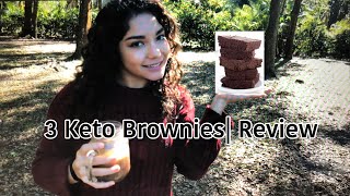 comparing 3 keto brownies  How to make keto brownies  lakanto brownie review [upl. by Terpstra]