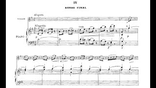 Henri Vieuxtemps Konzert Nr 6 4 Rondo final Jolente De Maeyer  incl first print [upl. by Walling]