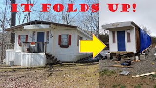 Moving Our Vintage Triple Wide Mobile Home Part 1 [upl. by Jollanta]