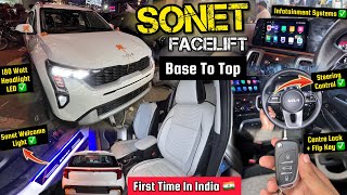 2024 Kia Sonet HTE Base To Top Modification 🔥 Kia Sonet Facelift HTE Modified [upl. by Yevette]