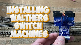 Installing Walthers switch machines [upl. by Rosemonde]