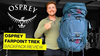 Osprey Farpoint Trek 75 Review  BEST TRAVEL BACKPACK [upl. by Aihsenod284]