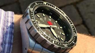 WOA Marathon JSAR review  Jumbo Maple Search and Rescue Divers military watch [upl. by Lockwood]