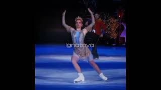 Trusova or Ignatova figureskating спорт olympics aldc edit sports фигурноекатание [upl. by Eiliak]