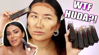 WATCH BEFORE YOU BUY HUDA BEAUTY FAUX FILTER STICK FOUNDATION REVIEW [upl. by Aihk]