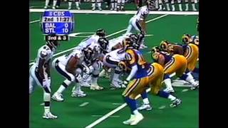 1999 Week 1 Ravens vs Rams Highlights [upl. by Nnhoj]