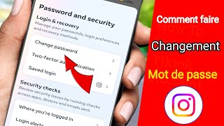 Comment changer le mot de passe Instagram [upl. by Buehler]