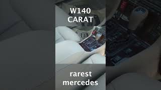 Rarest MERCEDES W140 CARAT mercedesbenz s600 amg carat brabus w140amg [upl. by Ahsemit]