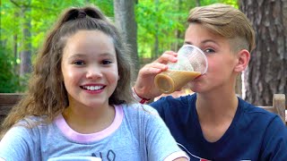 Mystery Drink Challenge MattyBRaps vs Sierra Haschak [upl. by Idihsar]